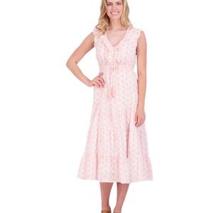 Mer st Barth dress Elegant Pink Sleeveless Dress